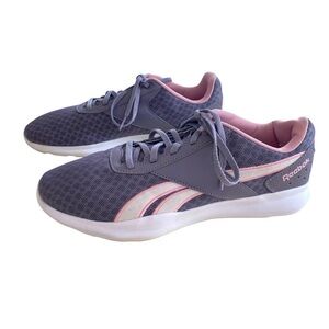 REEBOK Dart Athletic Shoes FV0708 Women’s 11 Grey/Pink Mesh Running Shoes